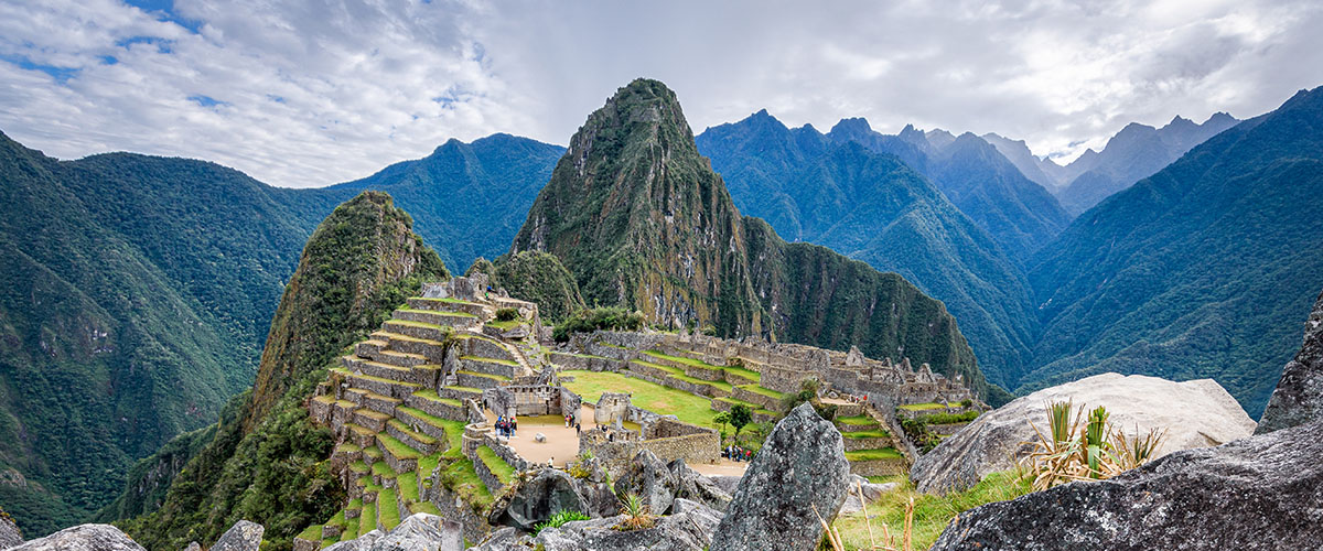 vista general del machu pichu